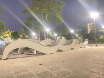 Ghế trang trí công viên Hải Phòng