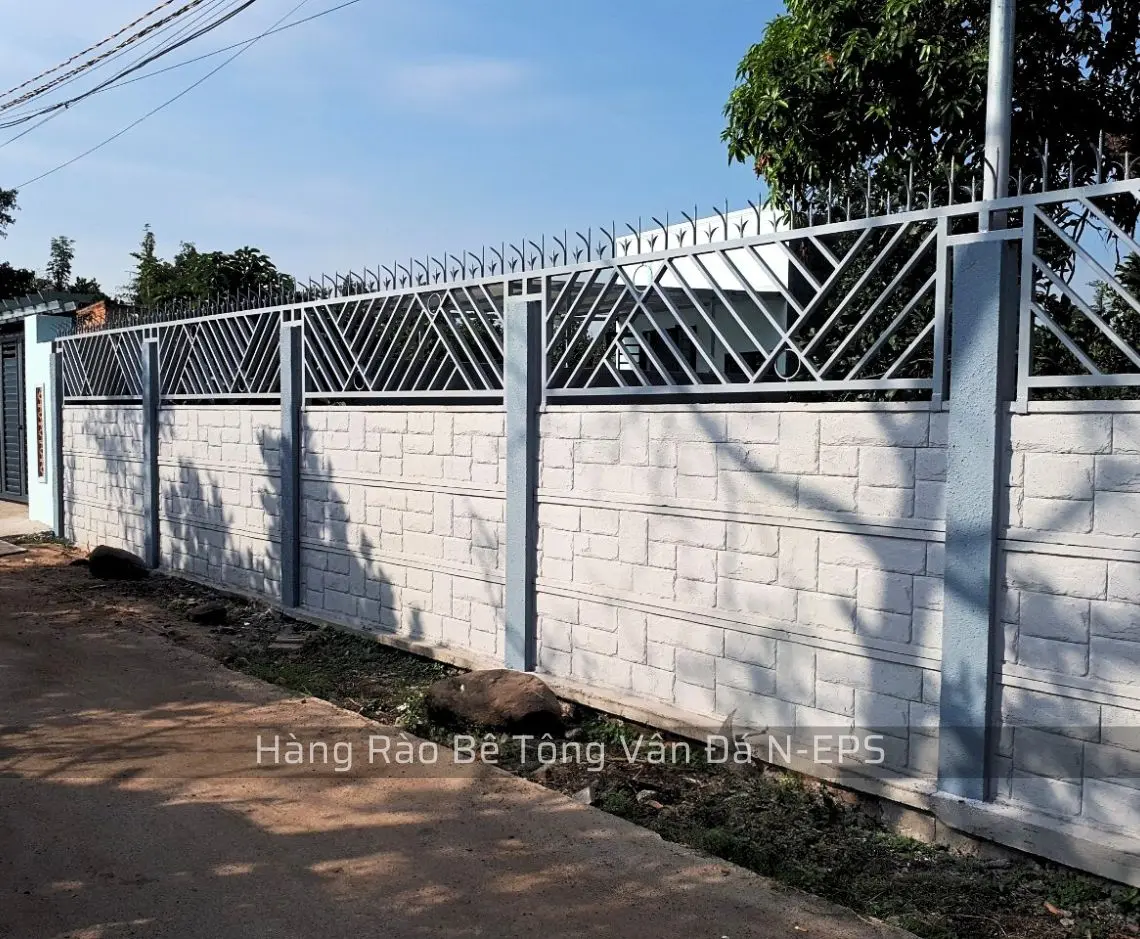 Hàng rào bê tông đúc sẵn